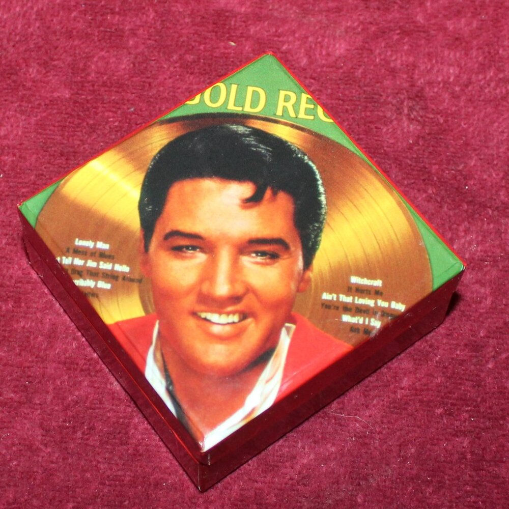 Trinket box Elvis Presley compilation album Elvis Gold Records Volume 4